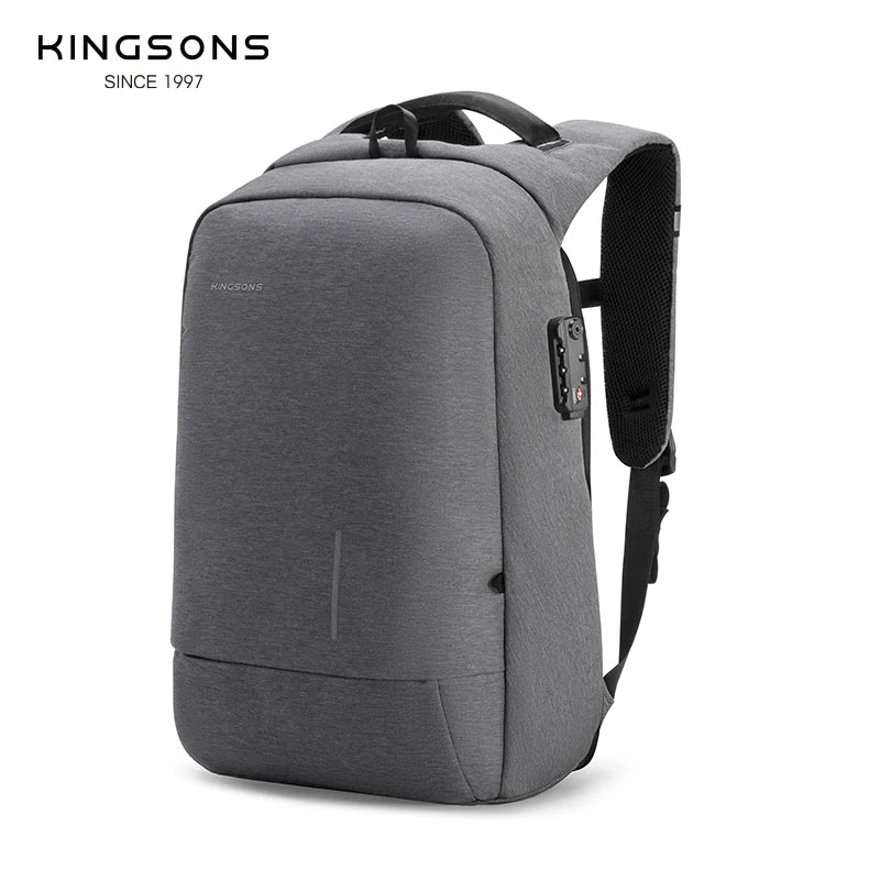 Mochila Kingsons Anti-Theft o Antirrobo: Seguridad Inteligente y Estilo Minimalista