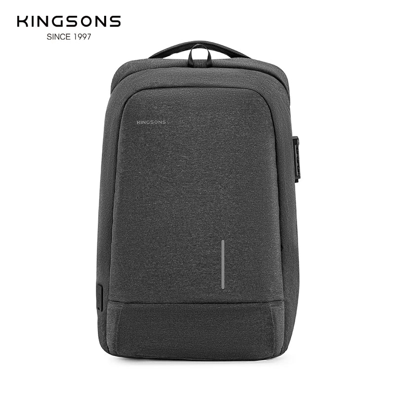 Mochila Kingsons Anti-Theft o Antirrobo: Seguridad Inteligente y Estilo Minimalista