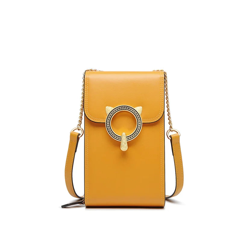 Porta Celular Feline Ring de FOXER 2025 - Minimalismo de Lujo