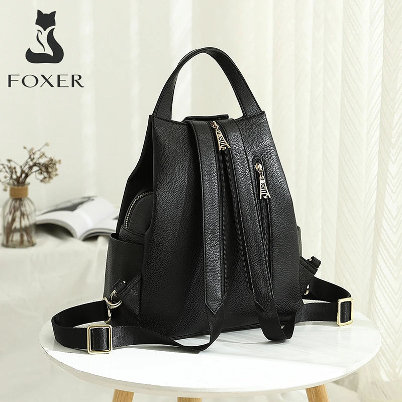 Mochila-Bolso 2 en 1 FOXER "Urban Spirit" - Piel Granulada