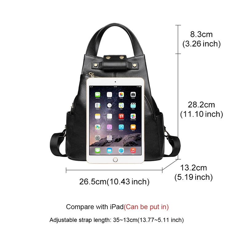 Mochila-Bolso 2 en 1 FOXER "Urban Spirit" - Piel Granulada