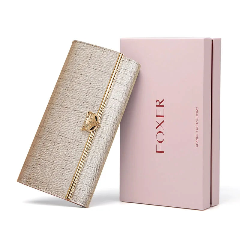 FOXER Bolso de Hombro - Estilo Baguette Minimalista - Portatarjetas de moda femenina