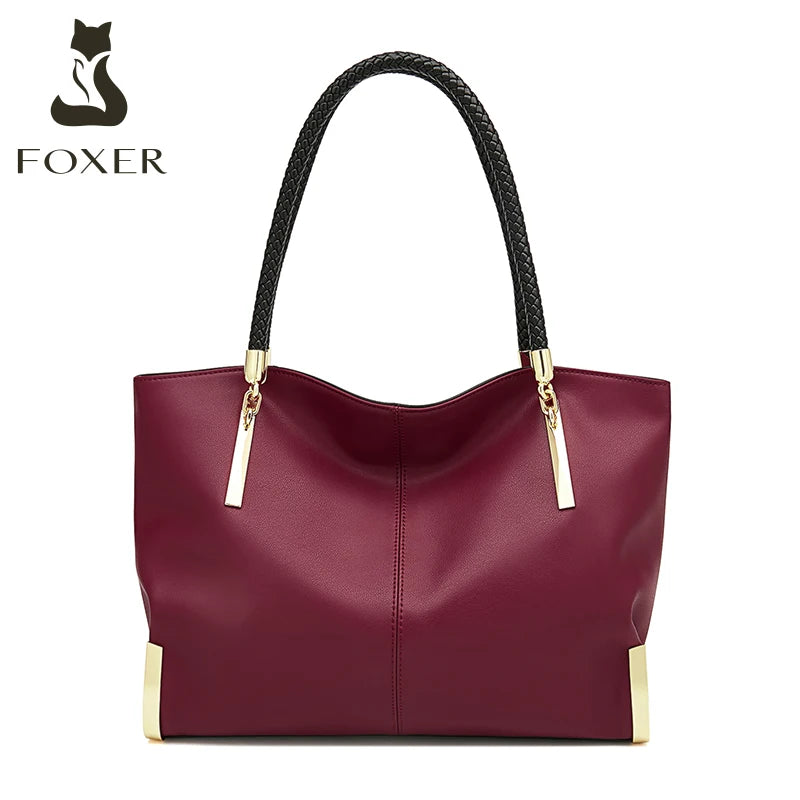 Bolso Media Luna FOXER - Tendencia Retro y Elegancia Minimalista de gran capacidad