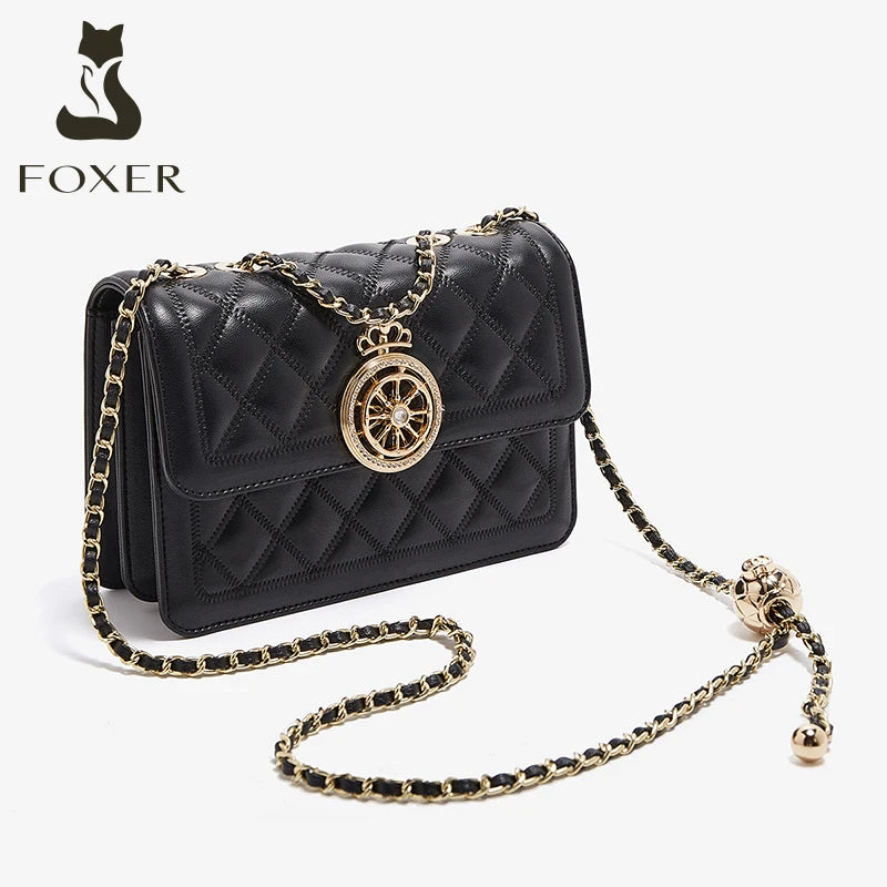 Bolso de Hombro FOXER 2025 Invierno Royal Charm - Lujo en Cada Detalle