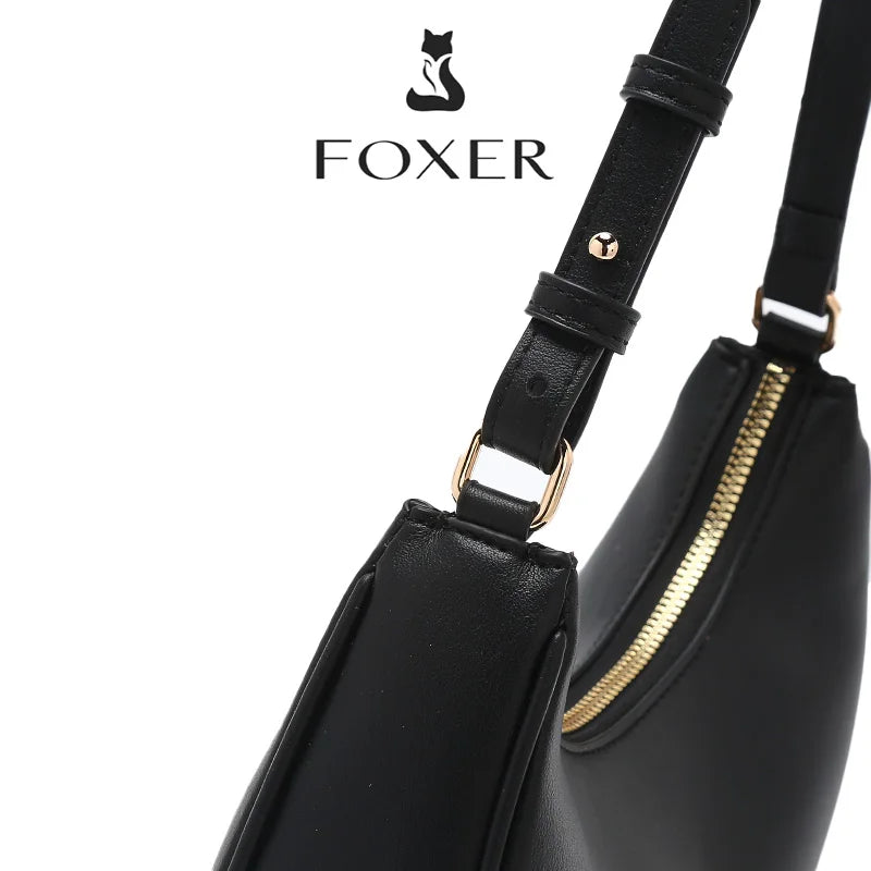FOXER 2025 Bolso Media Luna: El Regreso del Minimalismo '90s