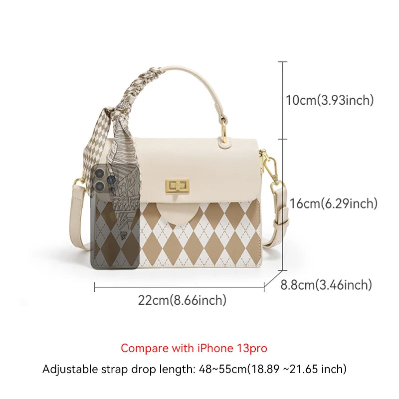 Bolso de Mano FOXER 2025 "Diamond Argyle" - Elegancia Atemporal