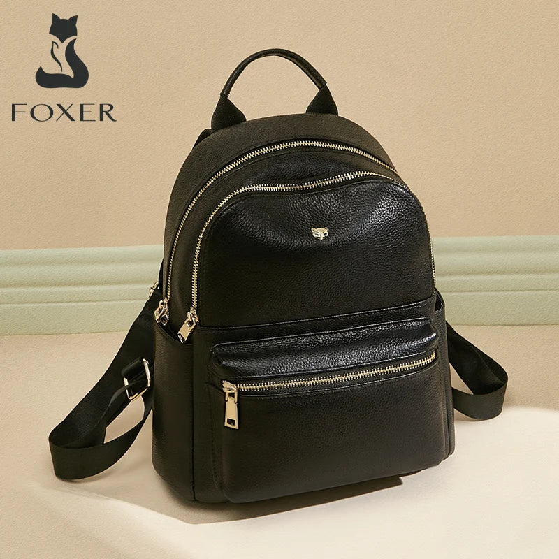 Mochila FOXER microfibra mochila sencilla para viajes y el día a día: Estilo Urbano y Organización Premium