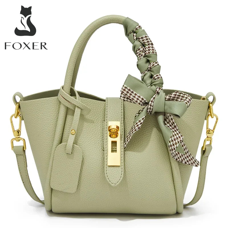 Bolso FOXER de Cuero Genuino bandolera cruzada de hombro para dama - Elegancia Versátil