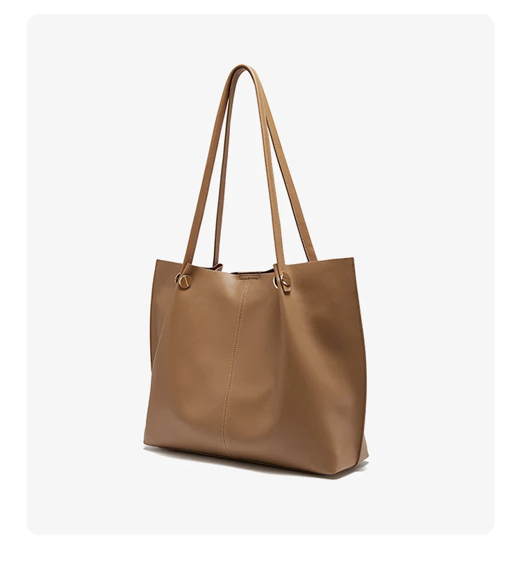 Bolso tote de Hombro FOXER 2025 Textura para mujer de gran capacidad - Elegancia Minimalista