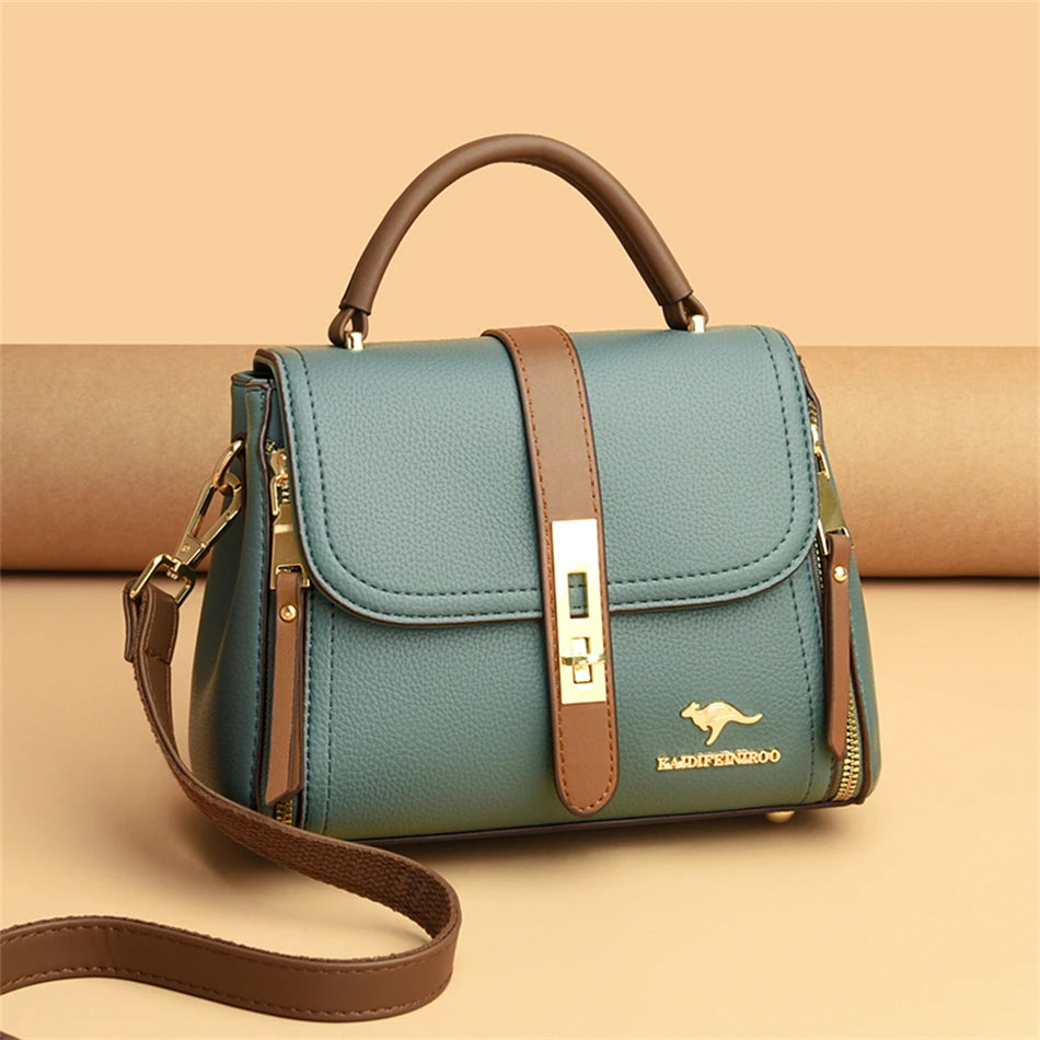 "Urban Duo" Shoulder and Handbag - Contrasting Elegance - Luxury - Fashion 2025