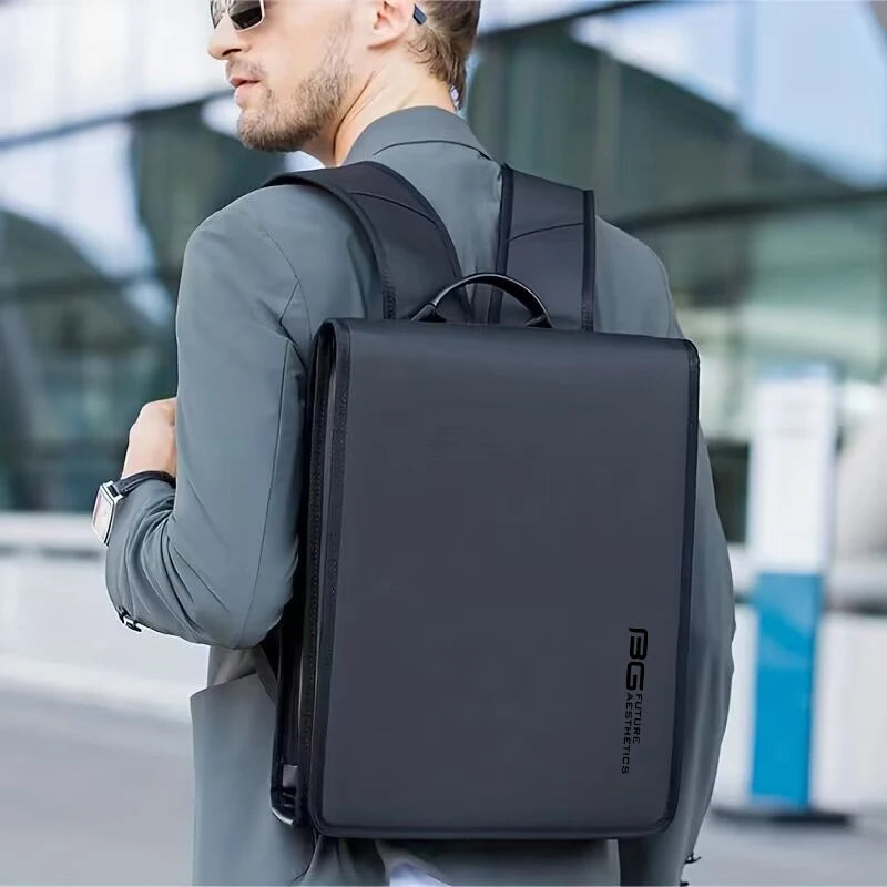 Mochila BANGE Antirrobo "Ultra-Slim Future" Impermeable - Protección Rígida y Perfil Aerodinámico