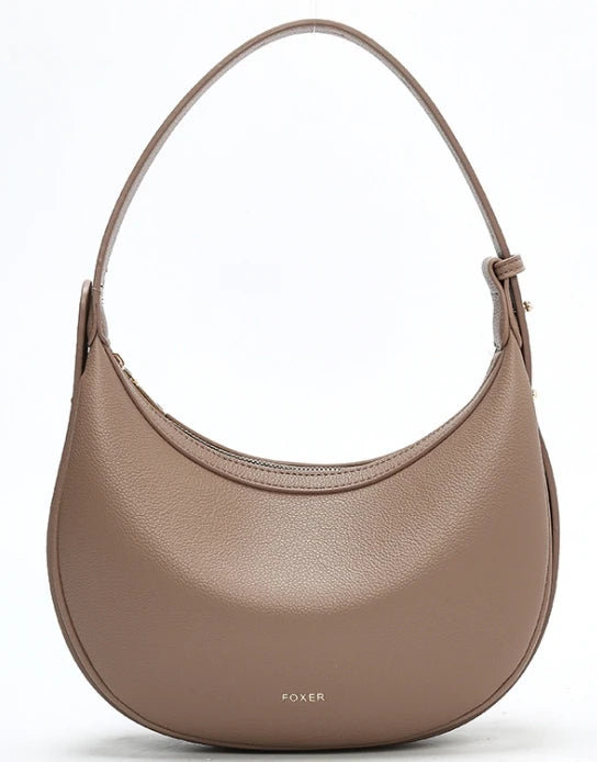 Bolso Satchel FOXER Luxury 2025 para mujer - Elegancia Estructurada y Contraste Sofisticado