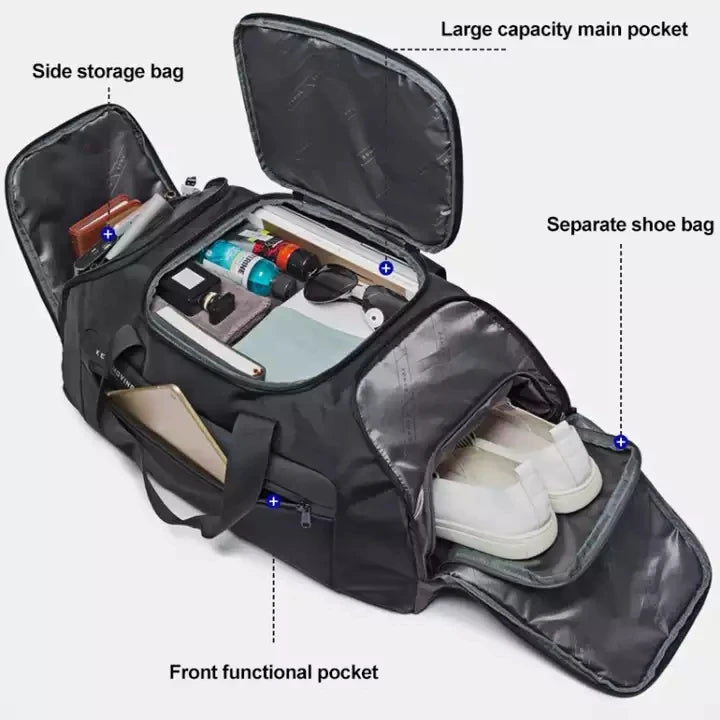 Maleta y bolso de Viaje BANGE Multifunción "Pro-Traveler" Impermeable- Espacio Estructurado y Resistencia