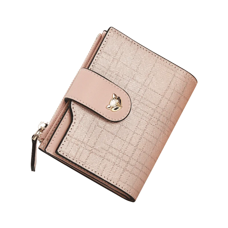 Cartera Compacta FOXER de Lujo para mujer plegable antirrobo