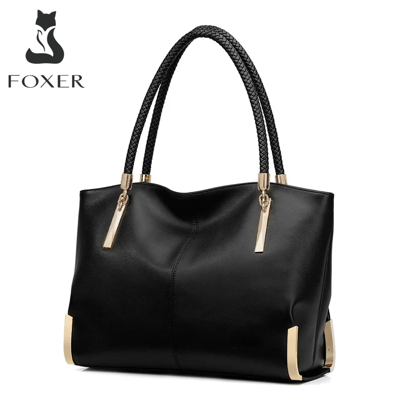Bolso Tote FOXER Lujo Discreto y Funcionalidad Ejecutiva de gran capacidad para mujer