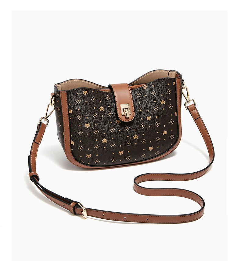 Bolso Bandolera FOXER 2025- Monogram Curvo y Sofisticado