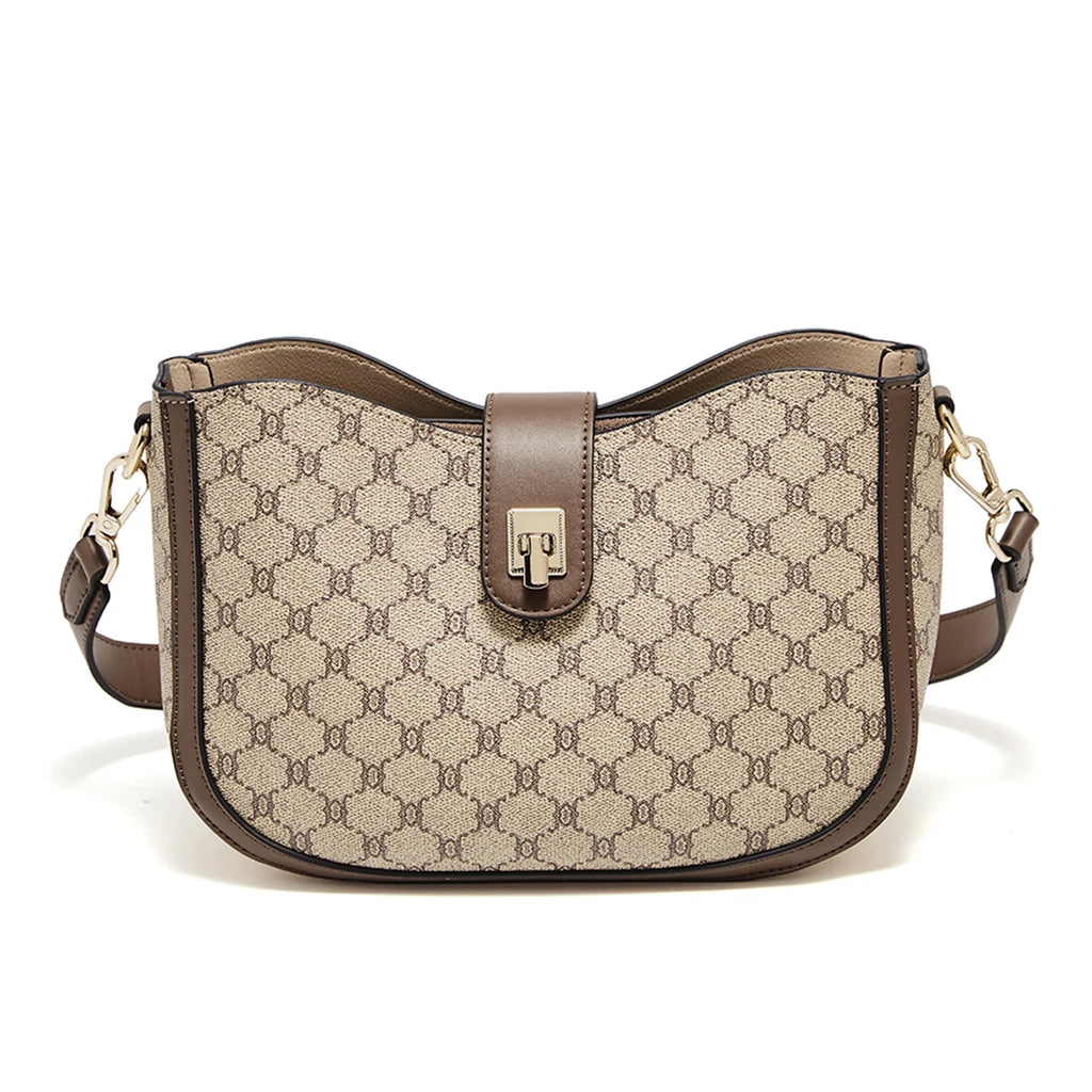 Bolso Bandolera FOXER 2025- Monogram Curvo y Sofisticado
