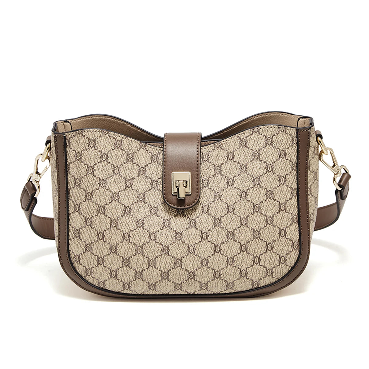 Bolso Bandolera FOXER 2025- Monogram Curvo y Sofisticado