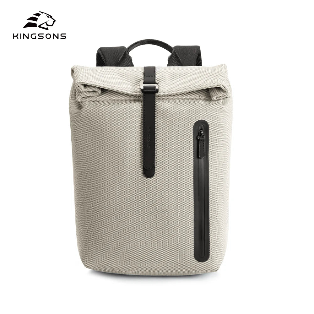 Mochila Kingsons "Aero-Roll" - Minimalismo Técnico y Confort de cuero de microfibra