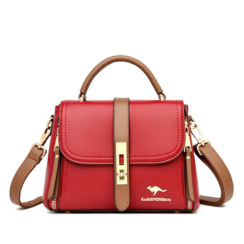 "Urban Duo" Shoulder and Handbag - Contrasting Elegance - Luxury - Fashion 2025