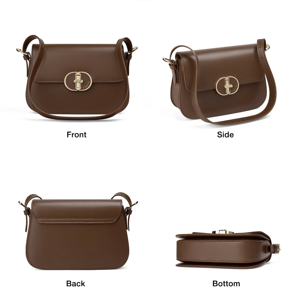 Bolso de Hombro FOXER 2025 "Minimalist Oval" - Elegancia Atemporal