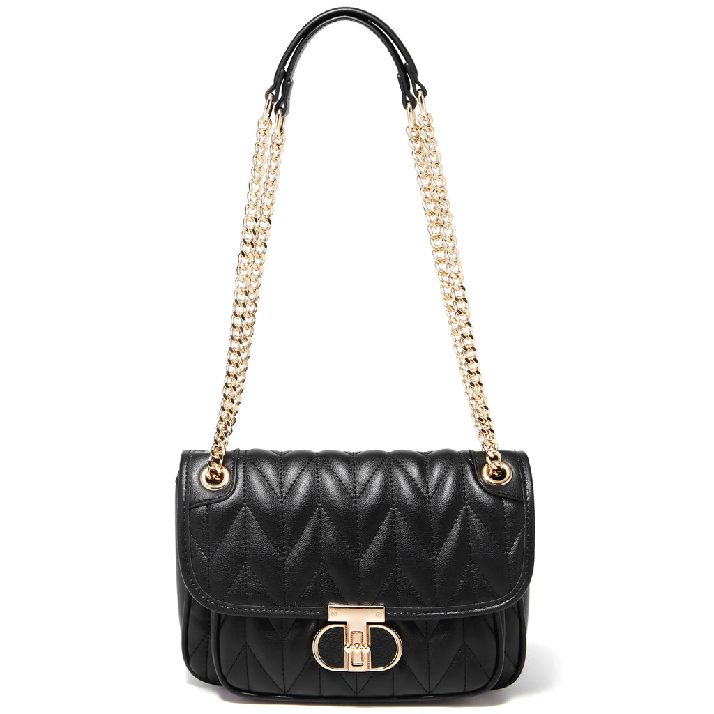 Bolso Clásico para mujer FOXER Fashion 2025  - Acolchado y Cadena Dorada