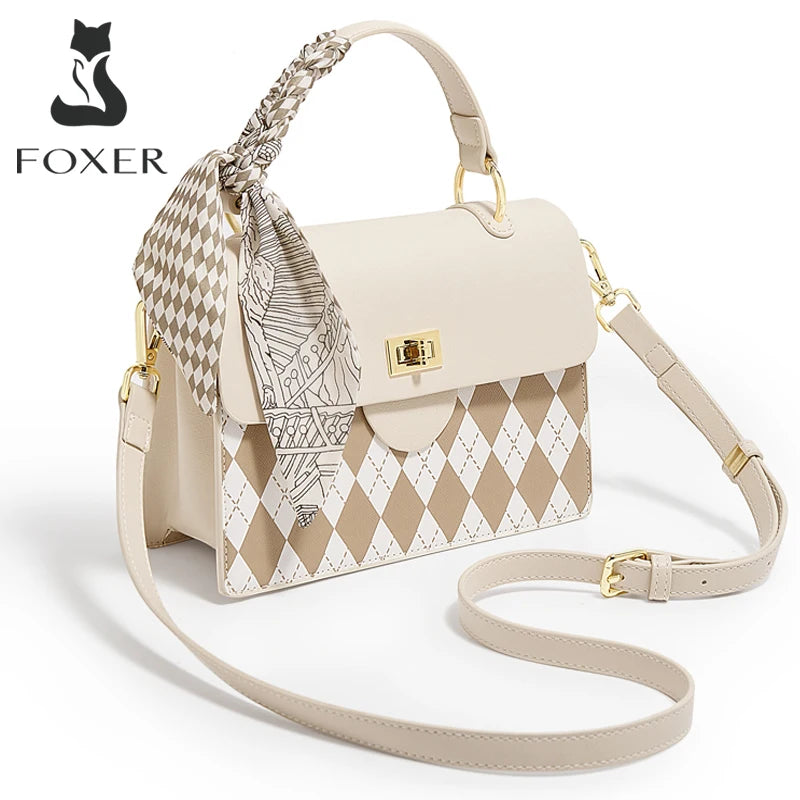 Bolso de Mano FOXER 2025 "Diamond Argyle" - Elegancia Atemporal
