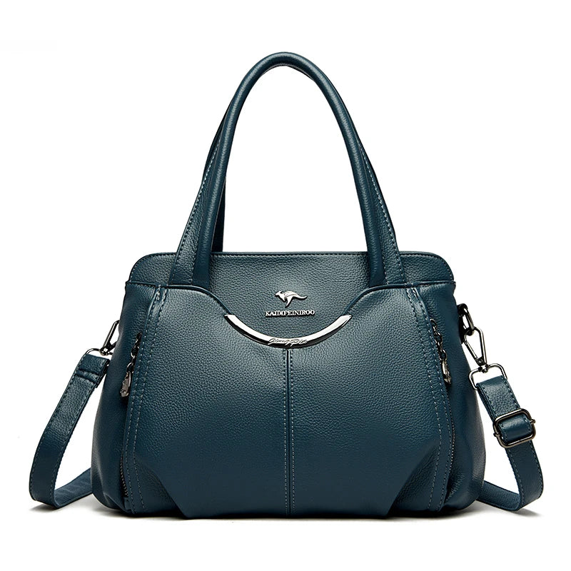 Executive Comfort Shoulder Tote Bag - Faux Leather - Classic &amp; Roomy