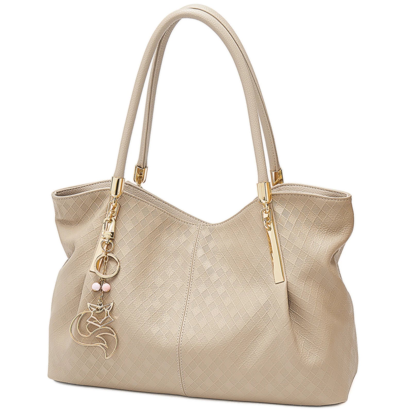 FOXER 2025 Bolso Tote de Cuero Genuino - Lujo y Capacidad