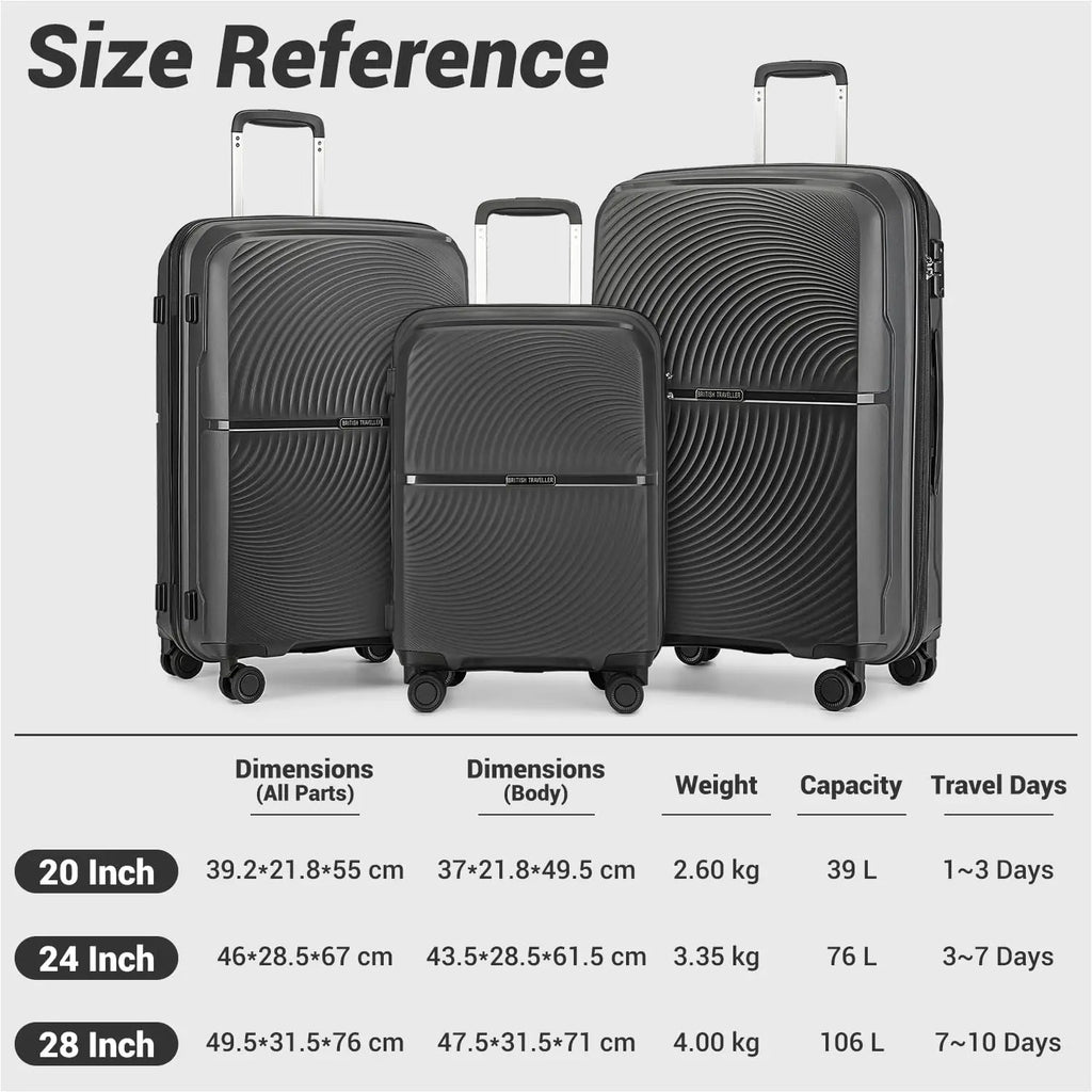 Maleta Rígida de Viaje British Traveller: Elegancia y Resistencia en Cada Destino