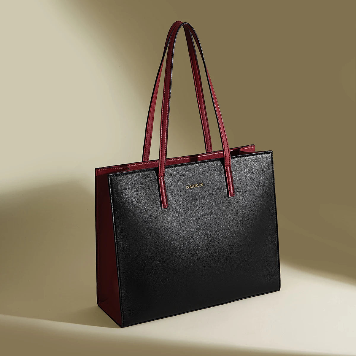 FOXER Nuevo Bolso 2025 Tote Ejecutivo FOXER Simple- Grande - Contraste Sofisticado de colores