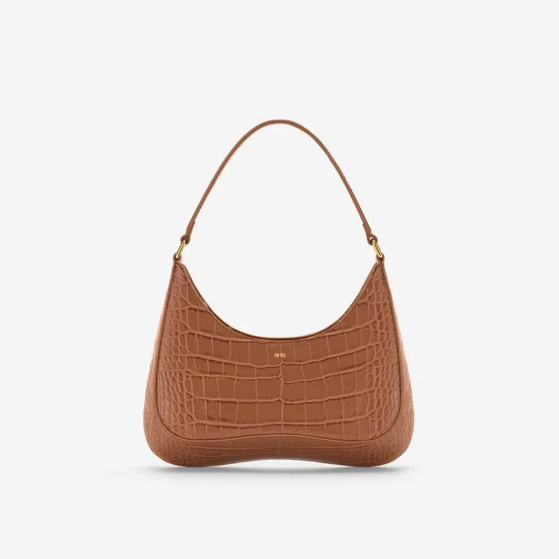 Bolso de Hombro "Eva" de JW PEI - Textura Croco de Lujo