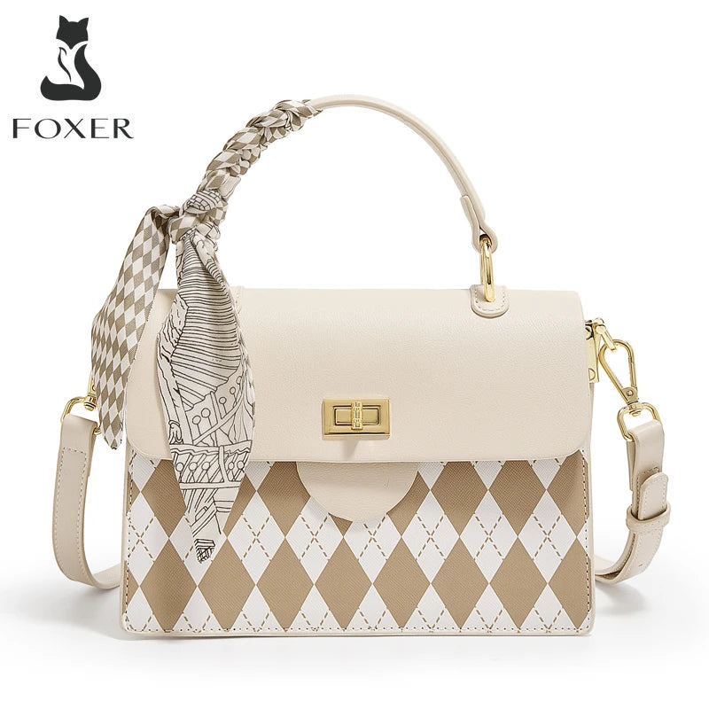 Bolso de Mano FOXER 2025 "Diamond Argyle" - Elegancia Atemporal