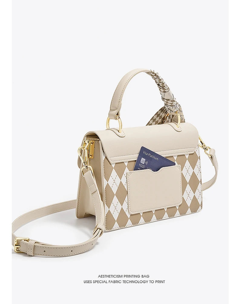 Bolso de Mano FOXER 2025 "Diamond Argyle" - Elegancia Atemporal