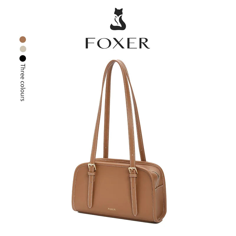 Bolso de Hombro FOXER 2025 Otoño Invierno  - Estilo Baguette Minimalista