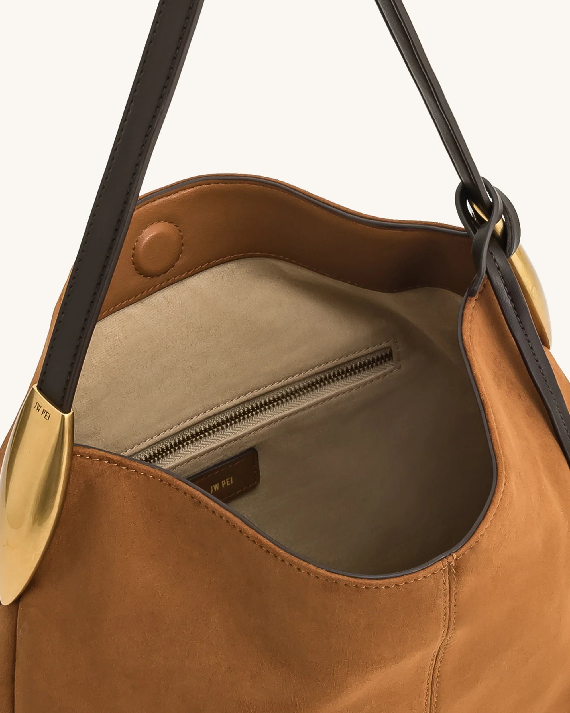 Bolso Hobo "Carly" de JW PEI - Ante y Elegancia Escultural