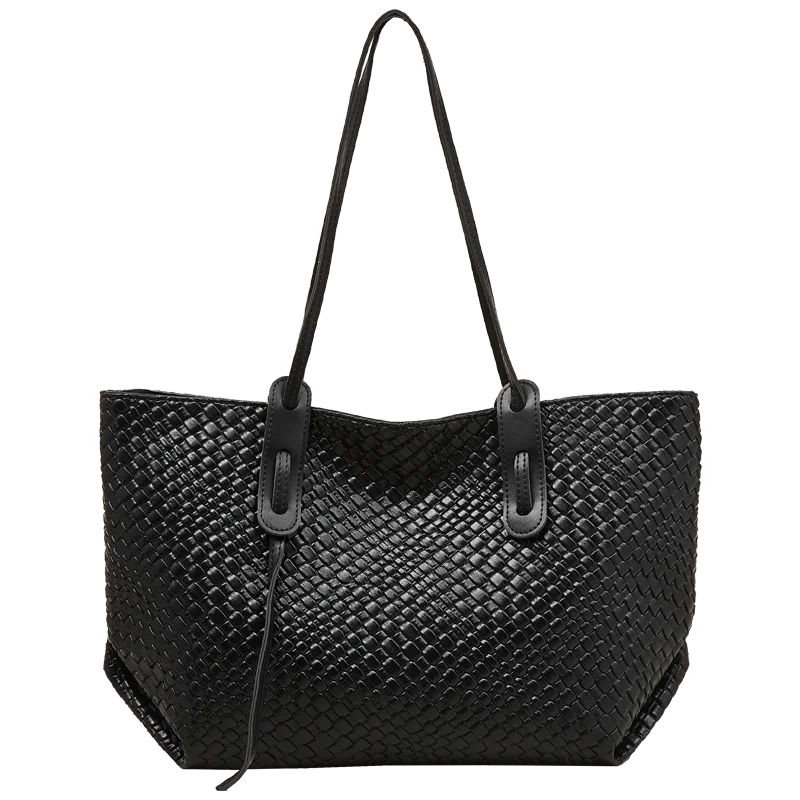 2025 Otoño e Invierno Bolso Tote FOXER Tejido: Elegancia Artesanal y Máxima Capacidad