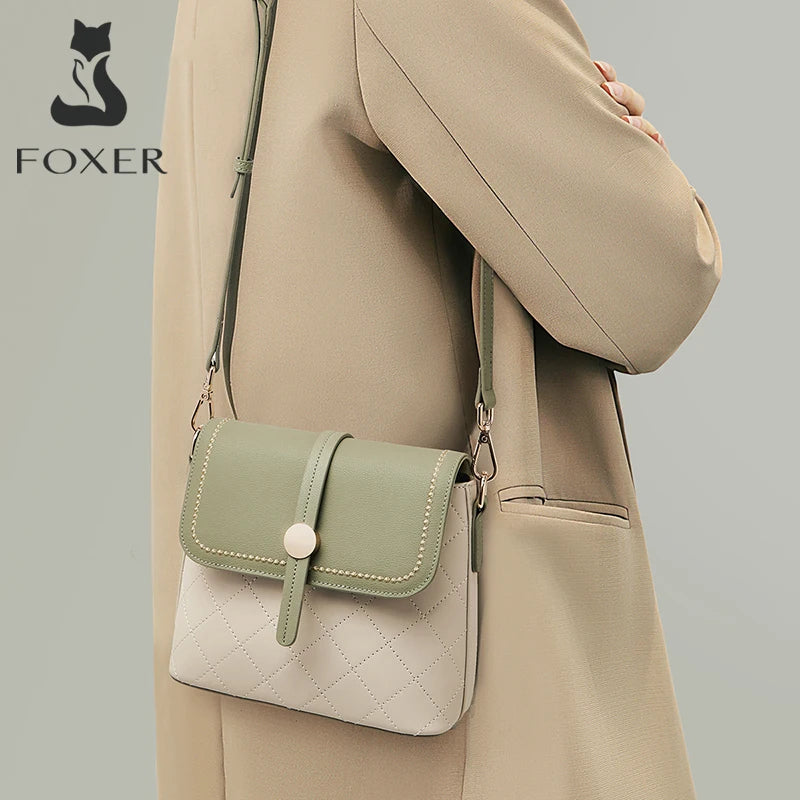 Bolso Bandolera FOXER 2025- Elegancia Bicolor y Pastel Nuevo diseño de lujo para mujer bandolera
