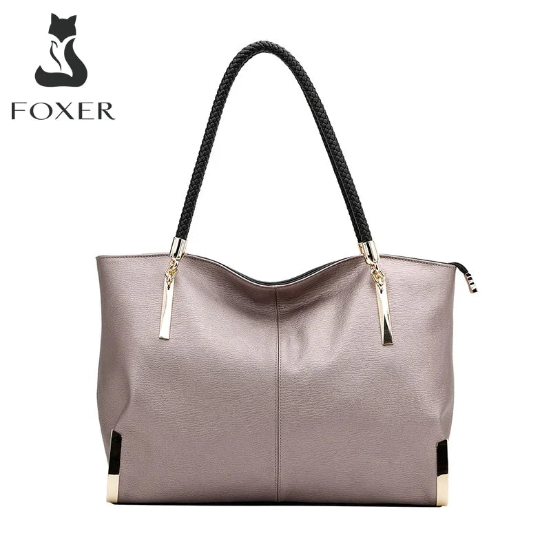 Bolso Tote FOXER Lujo Discreto y Funcionalidad Ejecutiva de gran capacidad para mujer