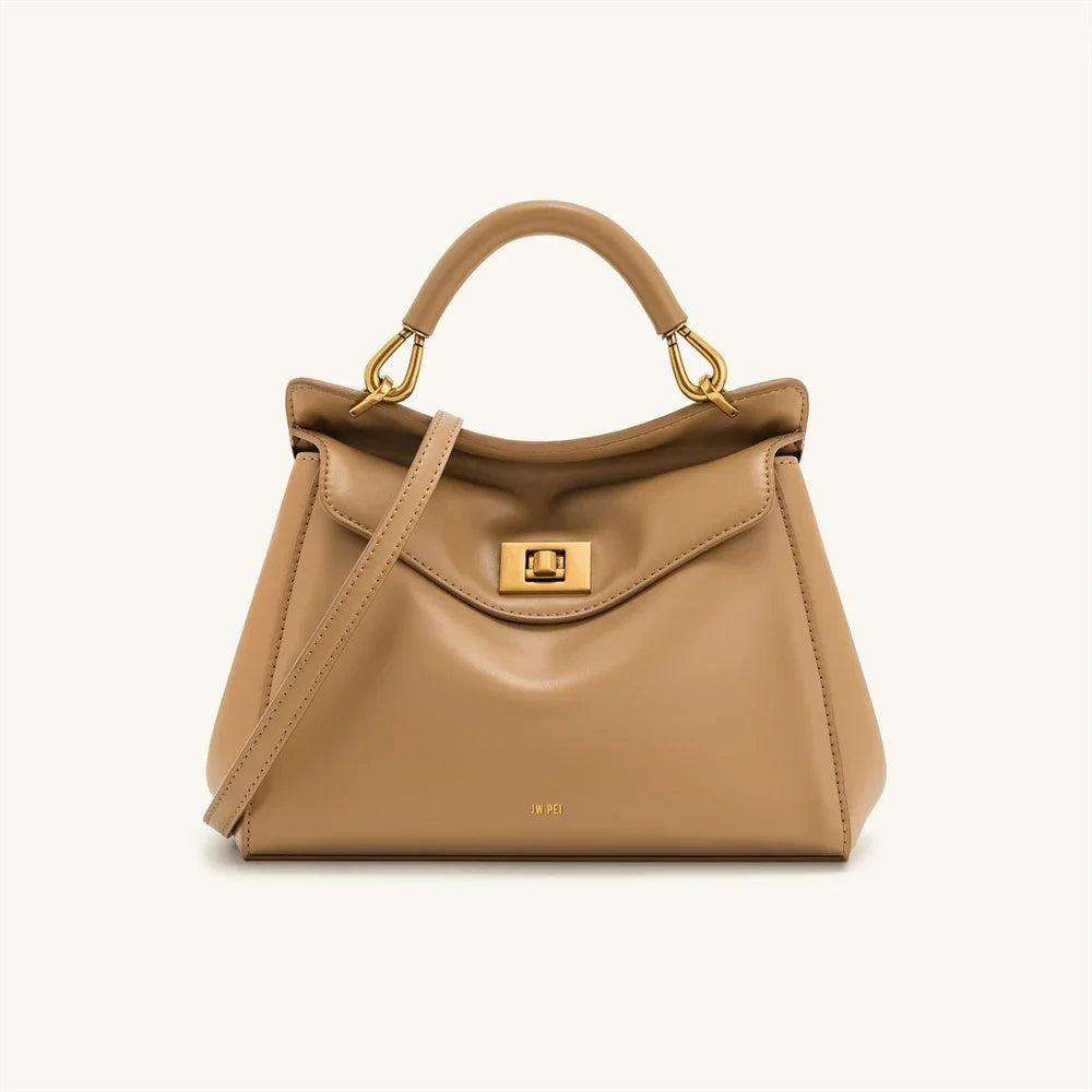 JW PEI for women -Bolso de Mano "Silueta Suave" - New Lucia Lock 2025