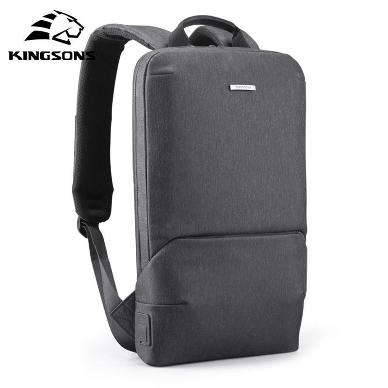 Mochila Ejecutiva Kingsons "Ultra-Slim Tech" - Innovación en Movimiento para portátil de 15,6 pulgadas