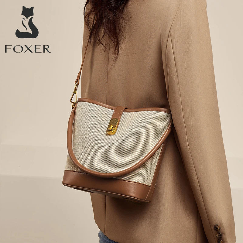 FOXER 2025 Bolso Bucket Otoño e Invierno - La Clave de la Elegancia Estructurada