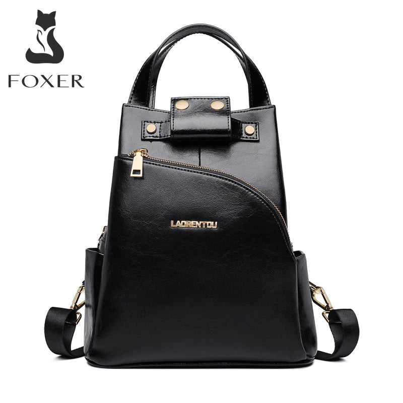 Mochila-Bolso 2 en 1 FOXER "Urban Spirit" - Piel Granulada
