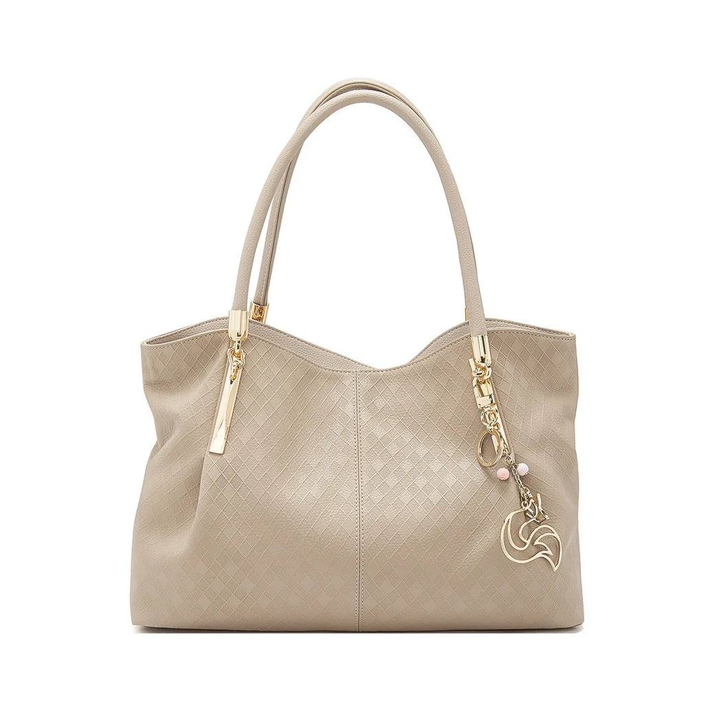 FOXER 2025 Bolso Tote de Cuero Genuino - Lujo y Capacidad