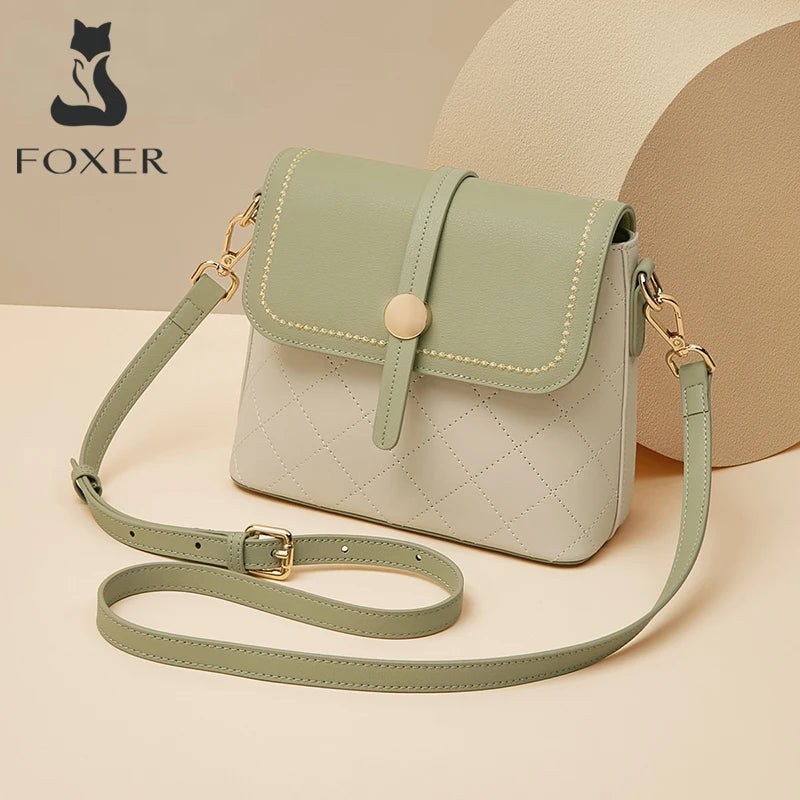 Bolso Bandolera FOXER 2025- Elegancia Bicolor y Pastel Nuevo diseño de lujo para mujer bandolera