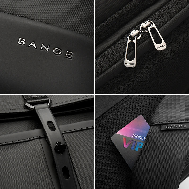 Mochila BANGE Antirrobo Essential Elite Impermeable - Estética Pulida y Protección