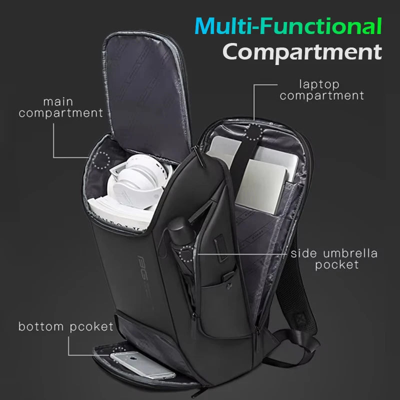 Mochila BANGE Multifuncional "Future Aesthetics" - Tecnología y Blindaje Urbano