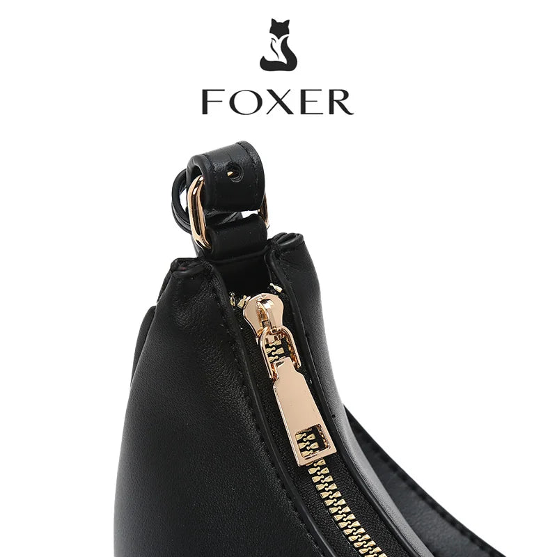 FOXER 2025 Bolso Media Luna: El Regreso del Minimalismo '90s