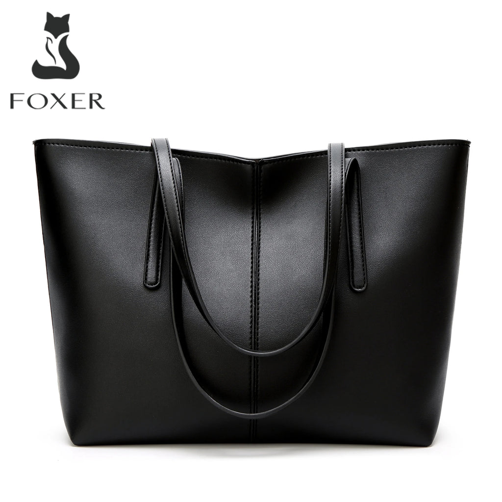 FOXER Bolso Tote "Ejecutivo Minimalista" de Gran Capacidad