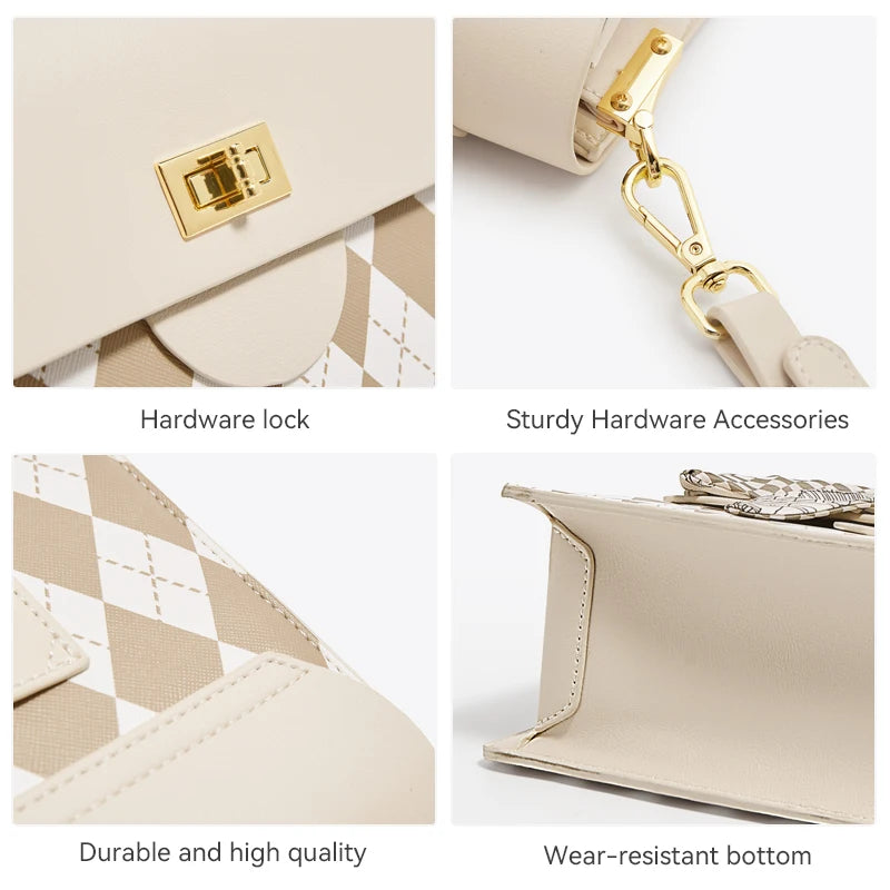 Bolso de Mano FOXER 2025 "Diamond Argyle" - Elegancia Atemporal